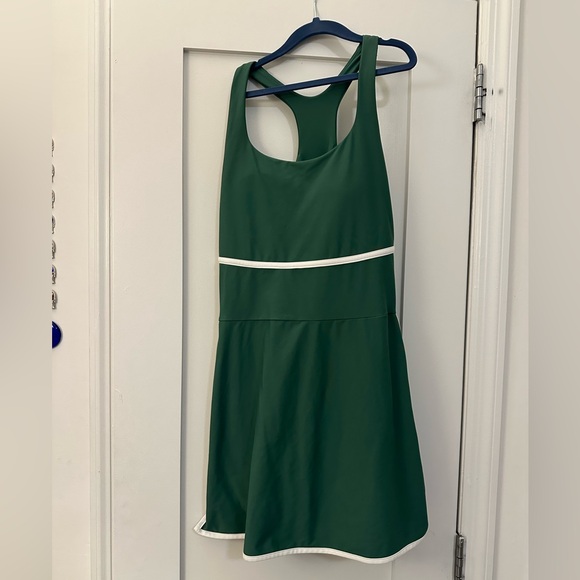 Dresses | Green Athletic Dress With White Trim | Poshmark